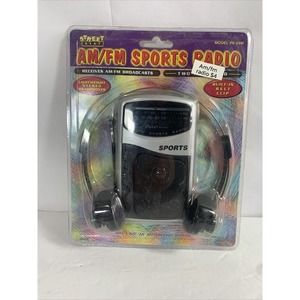 Lenoxx Street Beat 1998 Vintage AM/FM Sports Radio Model PR-35M - New Sealed